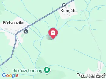 Alsó-hegyi Zsombolyos tanösvény Bódvaszilas a térképen