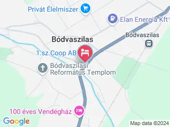 Avalon Vendégház Bódvaszilas a térképen