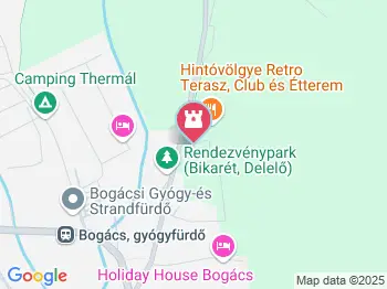 Cserépi úti pincesor Bogács a térképen