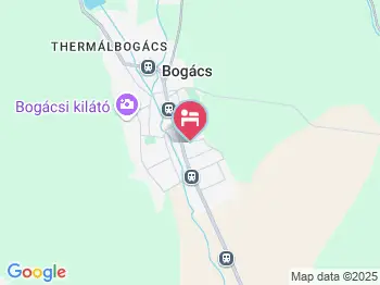 Daruszögi Vendégház Bogács a térképen