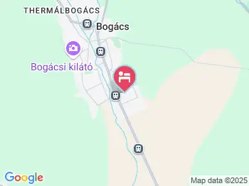 Dorka Vendégház Bogács a térképen