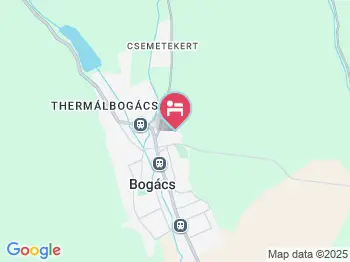 Erzsébet lak Bogács a térképen