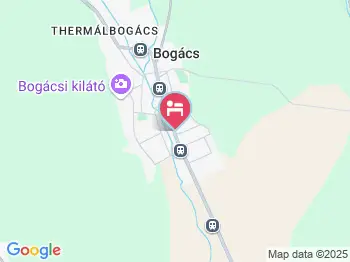 Evelin Vendégház Bogács a térképen