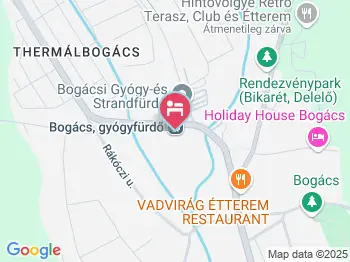 Gál Vendégház Bogács a térképen