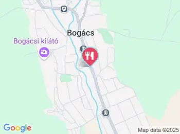 Horváthkert Panzió étterme Bogács a térképen