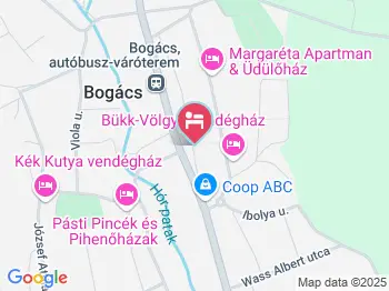 Apartman Ildikó Vendégház Bogács a térképen