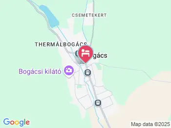 Kotyogó Apartmanok Bogács a térképen