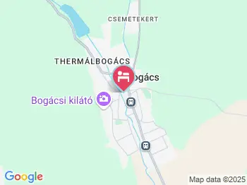 Kristály Vendégház Bogács a térképen