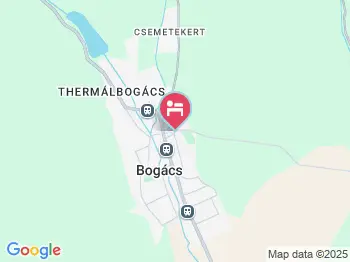 Muskátli Apartman Bogács a térképen