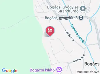 Rajna Apartman Bogács a térképen