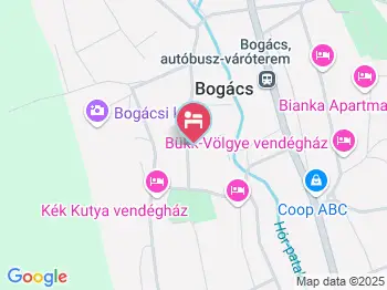 Róma Apartmanház Bogács a térképen