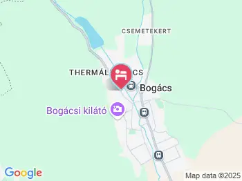 Rózsa Vendégház Bogács a térképen