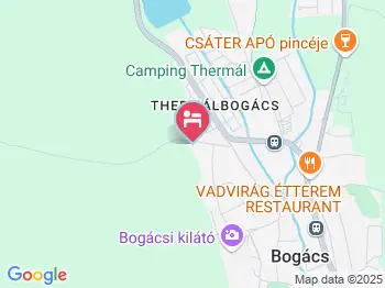 Silver Thermál Panzió Bogács a térképen