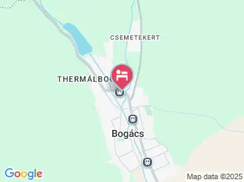 Strand Hotel Bogács a térképen