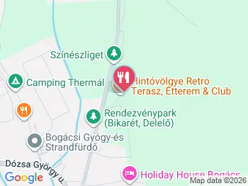 Szent Borbála pince Bogács a térképen