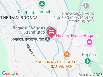 Thermál Kemping - Faházak Bogács a térképen