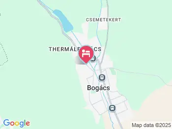 Tünde Vendégház Bogács a térképen