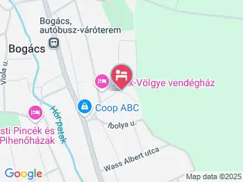 Valentina Apartmanház Bogács a térképen