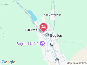 Villa Bridge Panzió Bogács a térképen