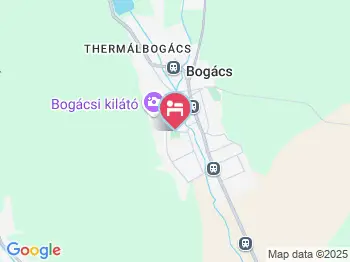Zoli Vendégház Bogács a térképen