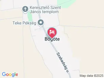 Patyi Hotel Bögöte a térképen