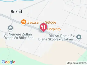Hörpintő Bokod a térképen