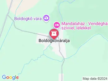 Kéktúra útvonal Gibárttól – Boldogkőváraljáig Boldogkőváralja a térképen