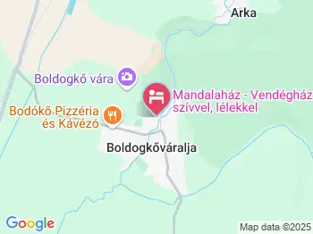 Malompatak Vendégház Boldogkőváralja a térképen