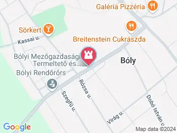 Bóly-Békáspusztai Kiállítóhely Bóly a térképen