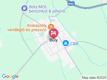 Family Fogadó Bóly a térképen