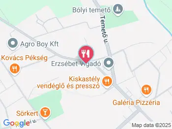 Kiskastély Kávézó Bóly a térképen