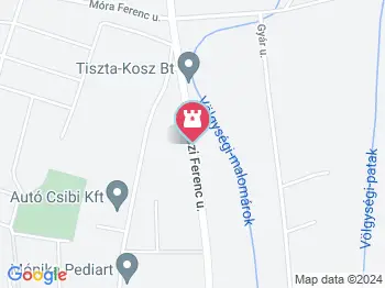 Magyarországi németek kitelepítésének emlékműve Bonyhád a térképen