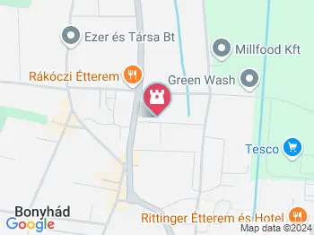 Ortodox zsinagóga Bonyhád a térképen