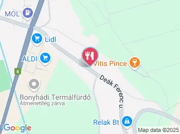 Pfeifer Csárda Bonyhád a térképen