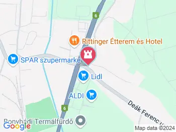 Szovjet hősi emlékmű Bonyhád a térképen