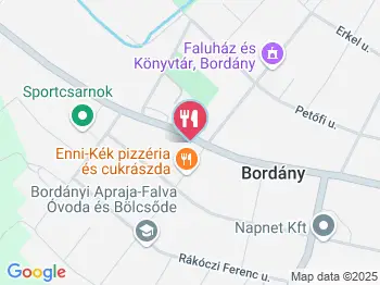 Vadgesztenye Étterem Bordány a térképen