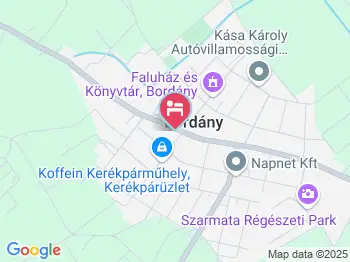 Vadgesztenye Youth Hostel Bordány a térképen