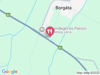 Borgáta Kisvendéglő Borgáta a térképen