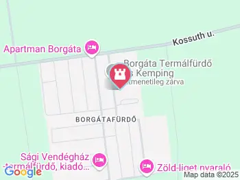 Borgáta Termálfürdő Borgáta a térképen