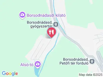 Lorenzo Pizzeria & Étterem Borsodnádasd a térképen