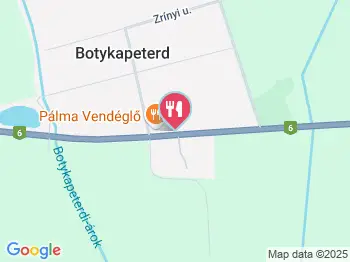 Pálma Vendéglő Botykapeterd a térképen