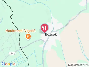 Határmenti Vigadó Bozsok a térképen