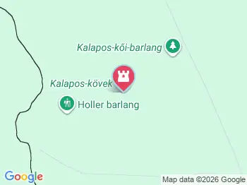 Kalapos-kövek Bozsok a térképen