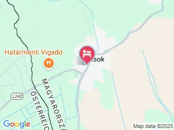 Napsugár Vendégház Bozsok a térképen