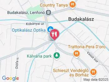 Krepárt Cukrászda Budakalász a térképen