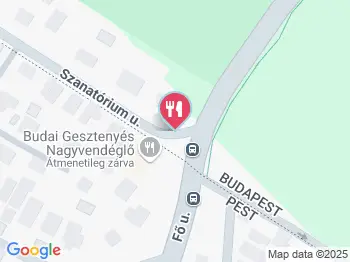 Budai Gesztenyés Étterem és Kávézó Budakeszi a térképen