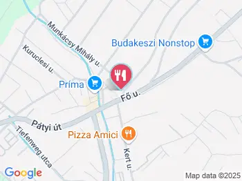 Csami Pékség Budakeszi a térképen