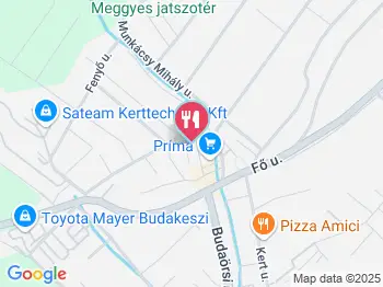 Keszi Bisztró Budakeszi a térképen