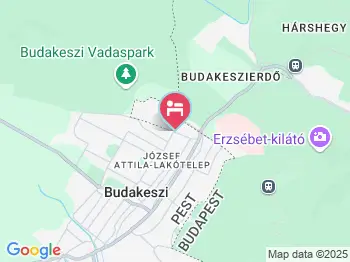 Tanne Hotel Budakeszi a térképen