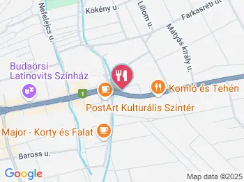 Adler Étterem Budaörs a térképen